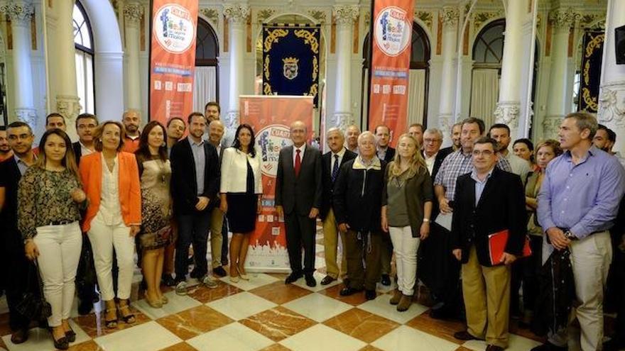 Imagen de la presentación del evento, en el Ayuntamiento de Málaga.