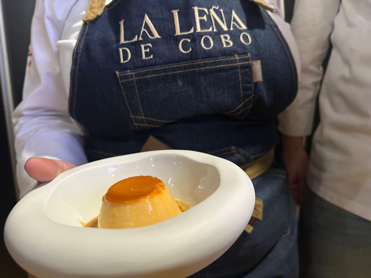 El flan ganador del I Campeonato al Mejor Flan del Mundo en Madrid Fusión Alimentos de España 2026.