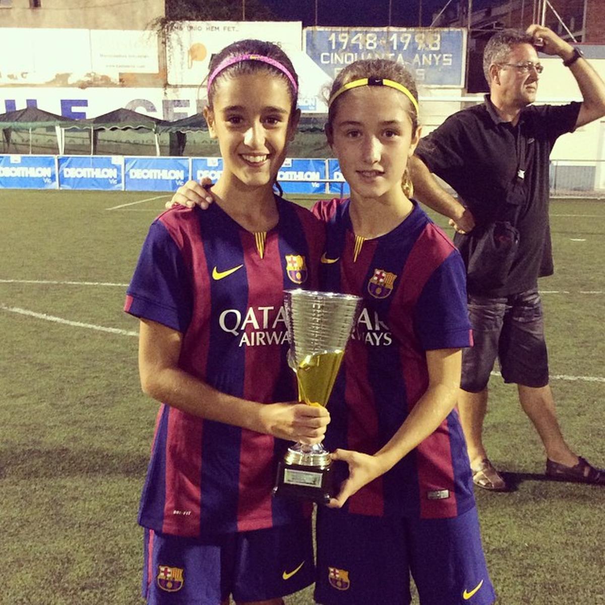 Jana Fernàndez y Bruna Vilamala, dos futbolistas hechas en la Masia del Barça