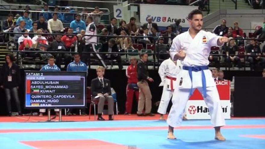 Damián Quintero, campeón del Mundo de Karate