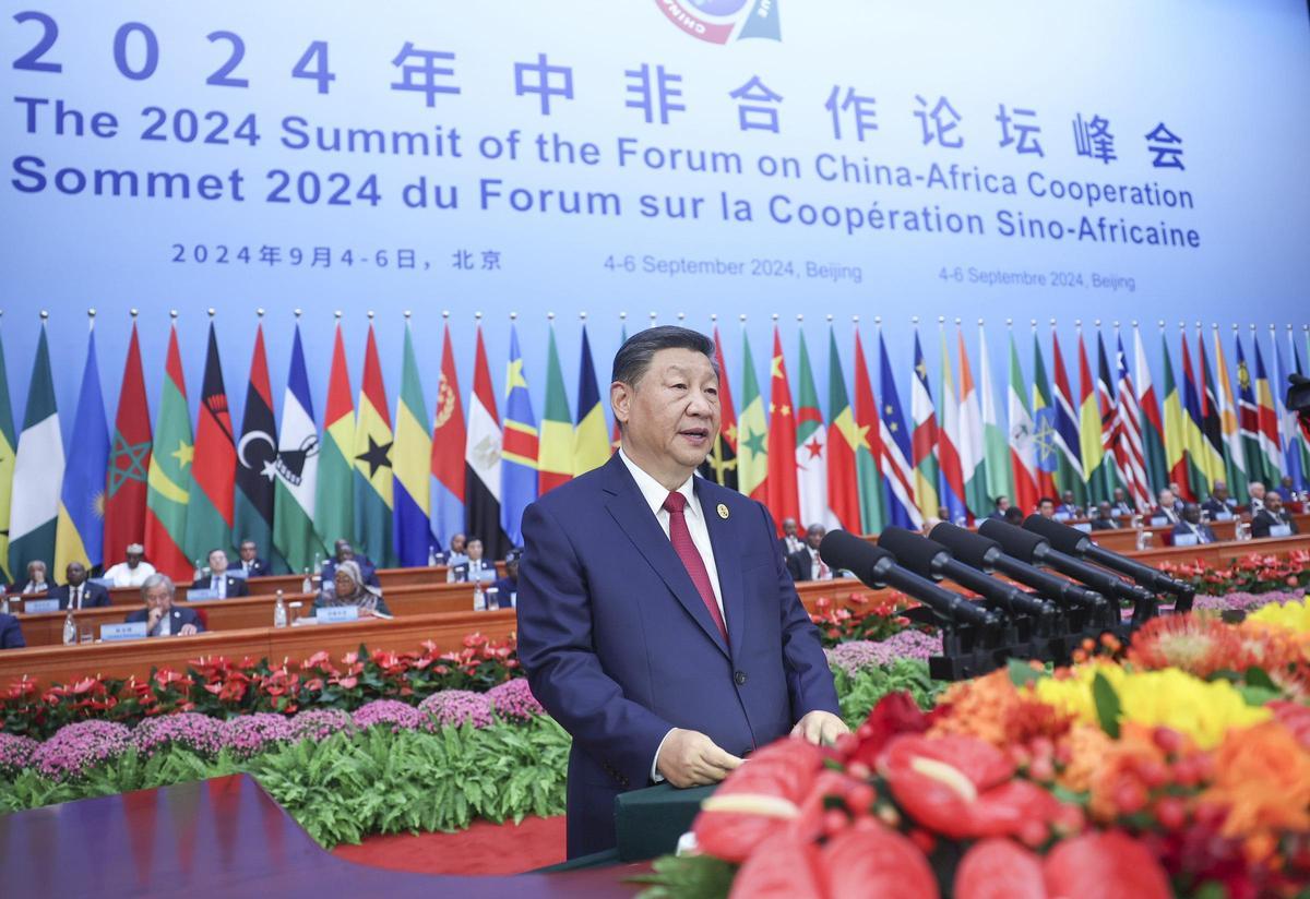 Archivo - El presidente chino, Xi Jinping, en imagen de archivo durante la cumbre China-África de 2024
