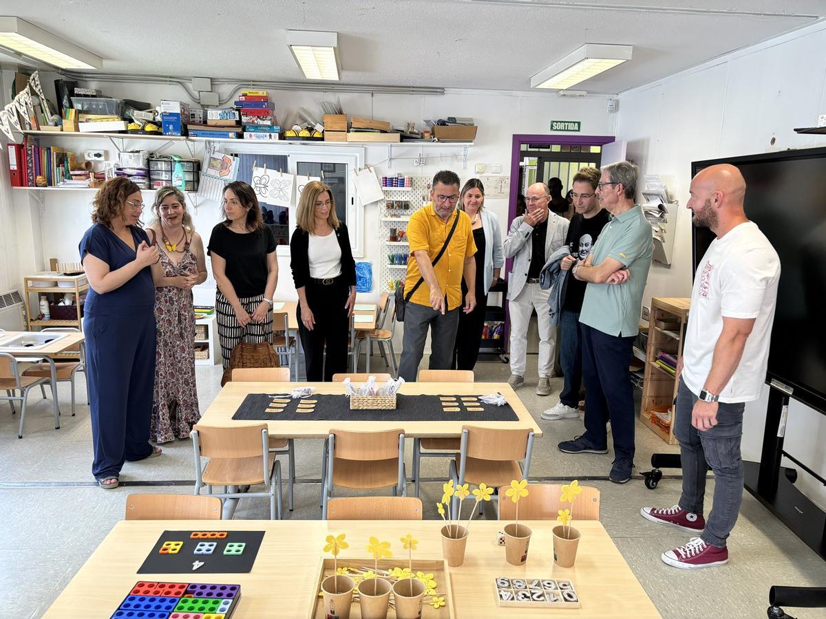 La celebració dels divuit anys de l'escola en barracons, l'any passat