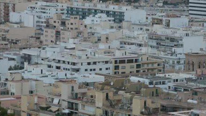 Edificios en el centro de la ciudad de Ibiza, en una imagen de archivo.