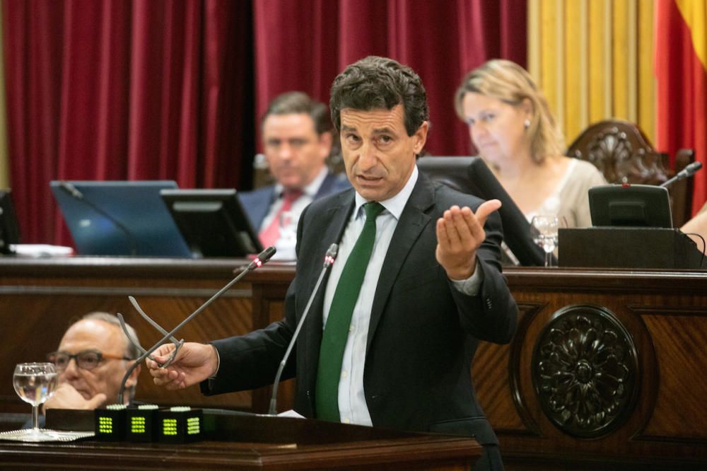 Sesión en el Parlament