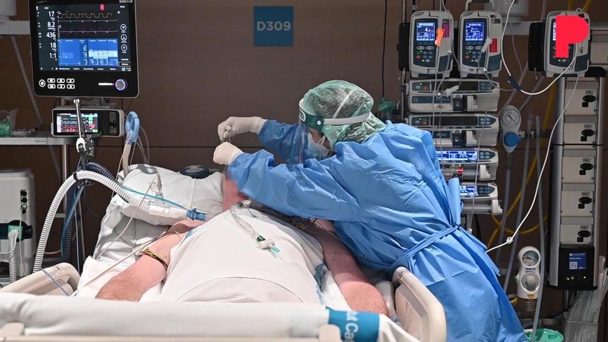 Un paciente con covid durante la primera fase de la pandemia.