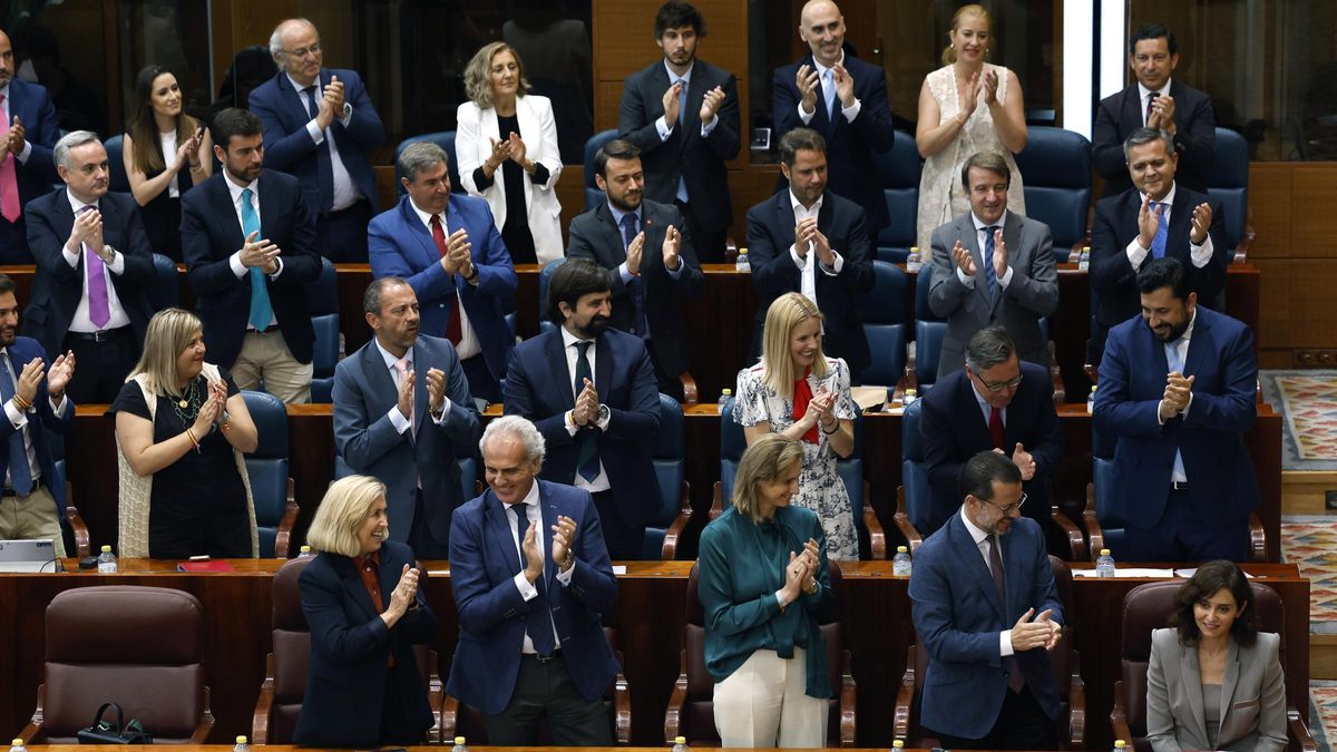 Comienza el debate de investidura de la candidata del PP a presidir la Comunidad de Madrid, Isabel Díaz Ayuso.