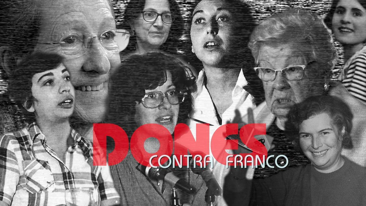 Cartel de la producción &#039;Dones contra Franco&#039;