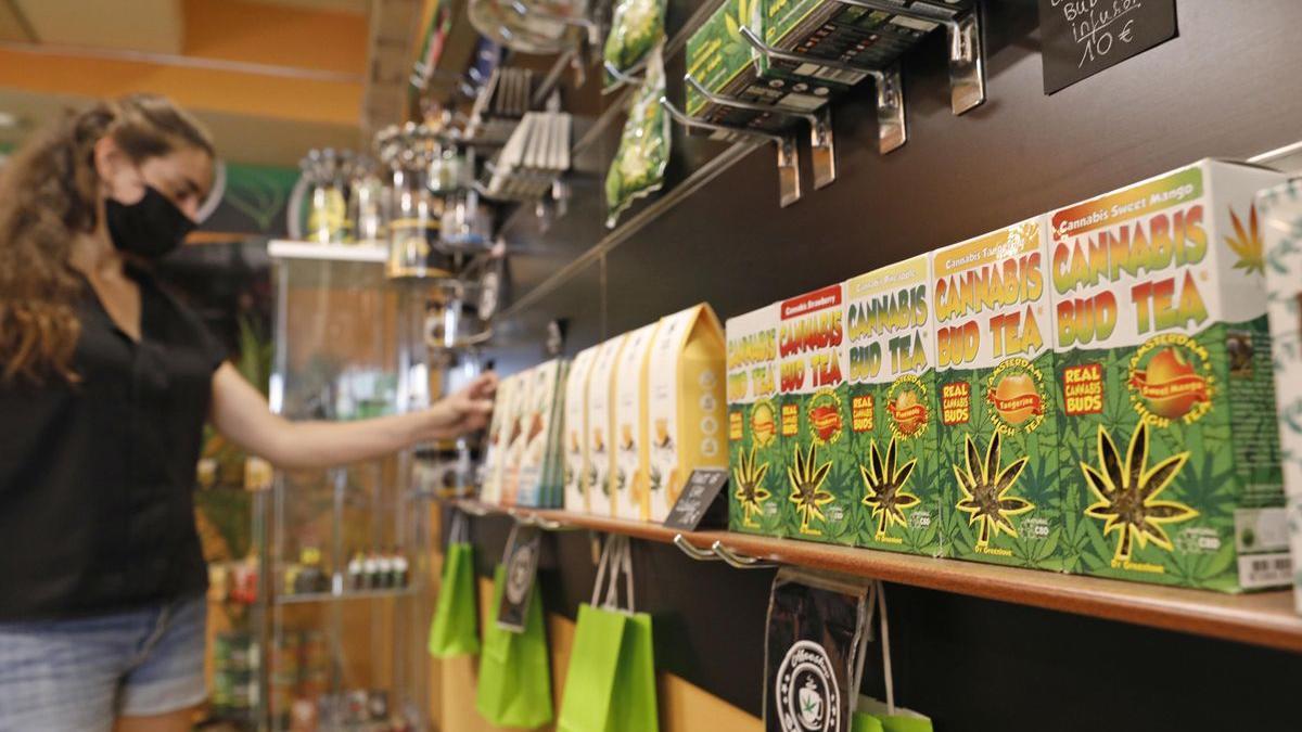 Una ’growshop’ en Girona.