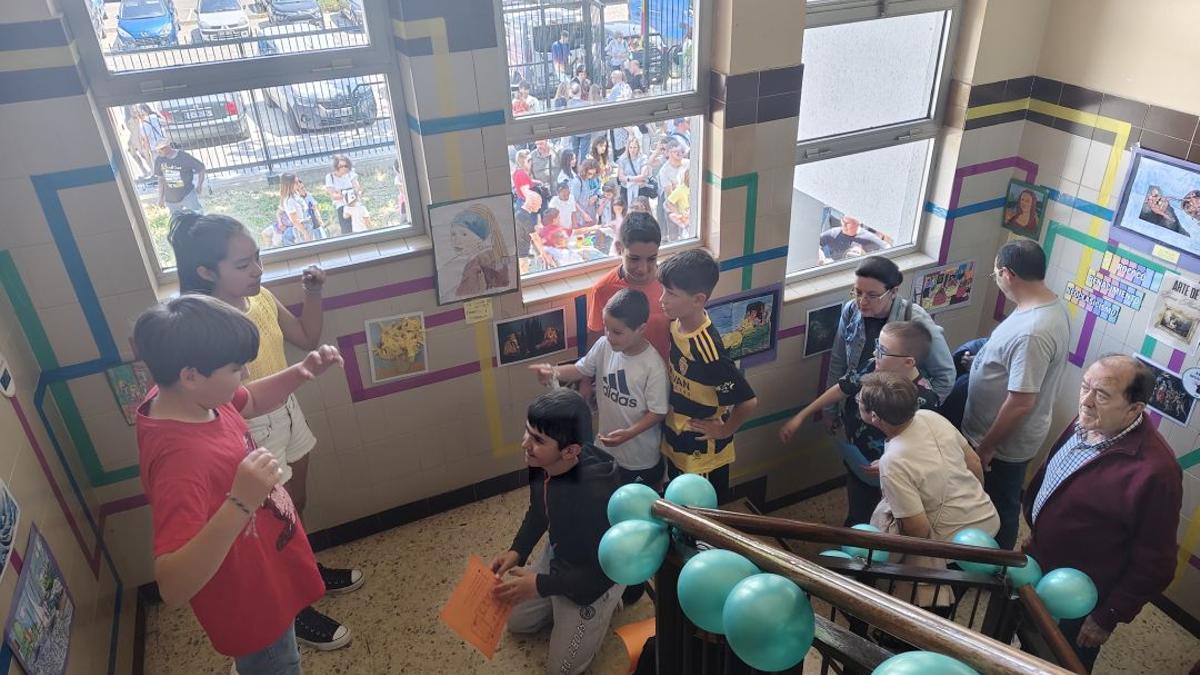 Gran éxito del museo del CEIP La Estrella