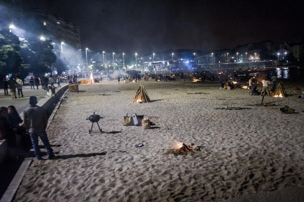 Así transcurrió la noche y amanecieron las playas