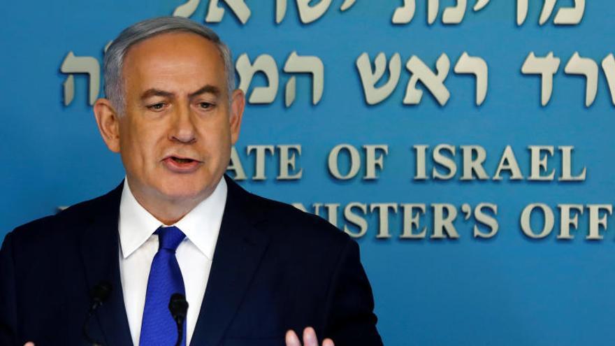 El primer ministro israelí, Benjamín Netanyahu.