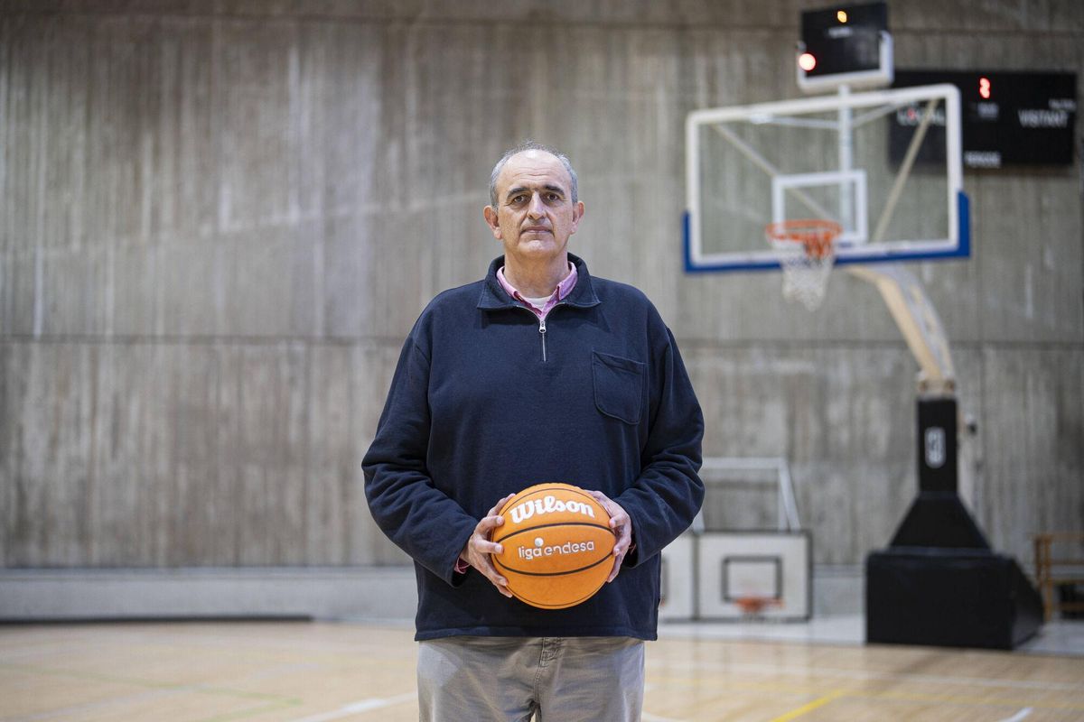 El presidente del Joventut, Juanan Morales.