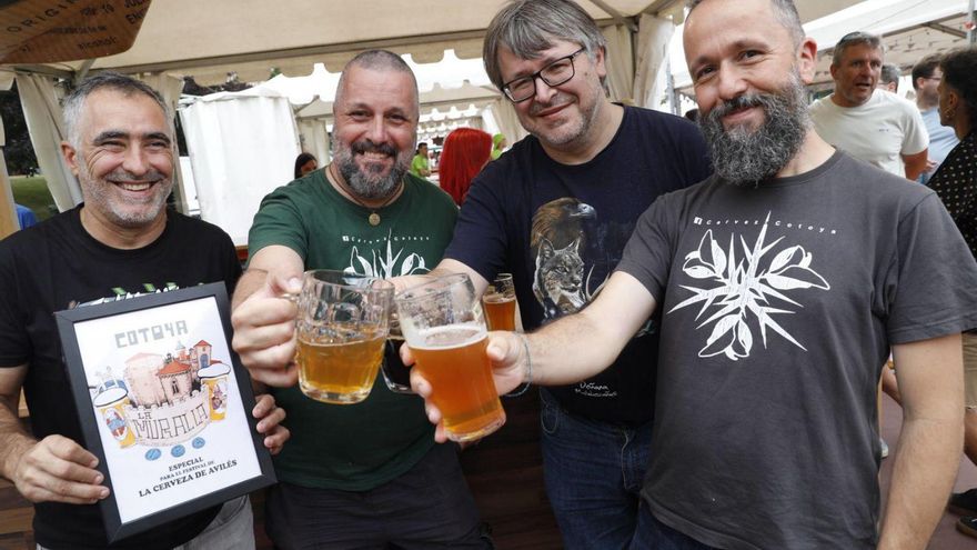 Una birra dedicada a la muralla, bayas amazónicas y una pala de Lebron en La Exposición: todas las curiosidades del Festival de la Cerveza de Avilés