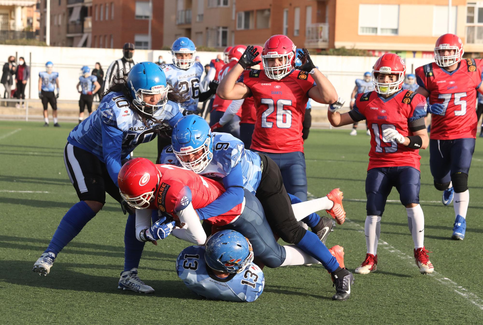 Valencia Giants contra Alicante Sharks de LNFA Serie B