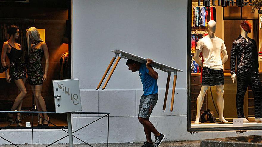 Una tormenta deja importantes precipitaciones en Ibiza en solo diez minutos