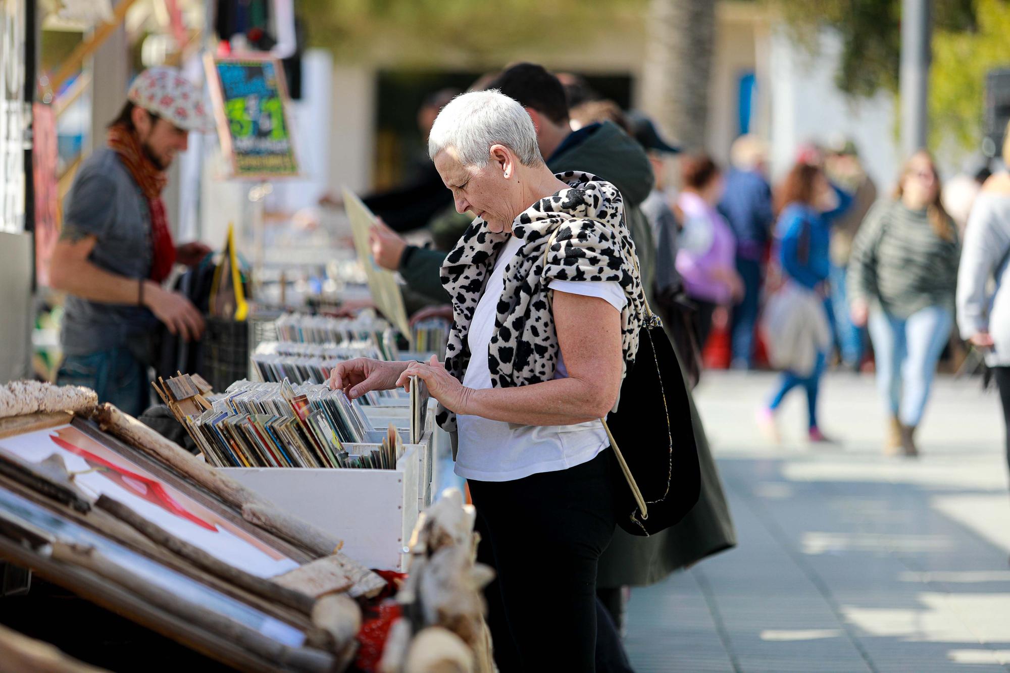 Galería de la feria del Disc celebrada en Sant Antoni, en Ibiza