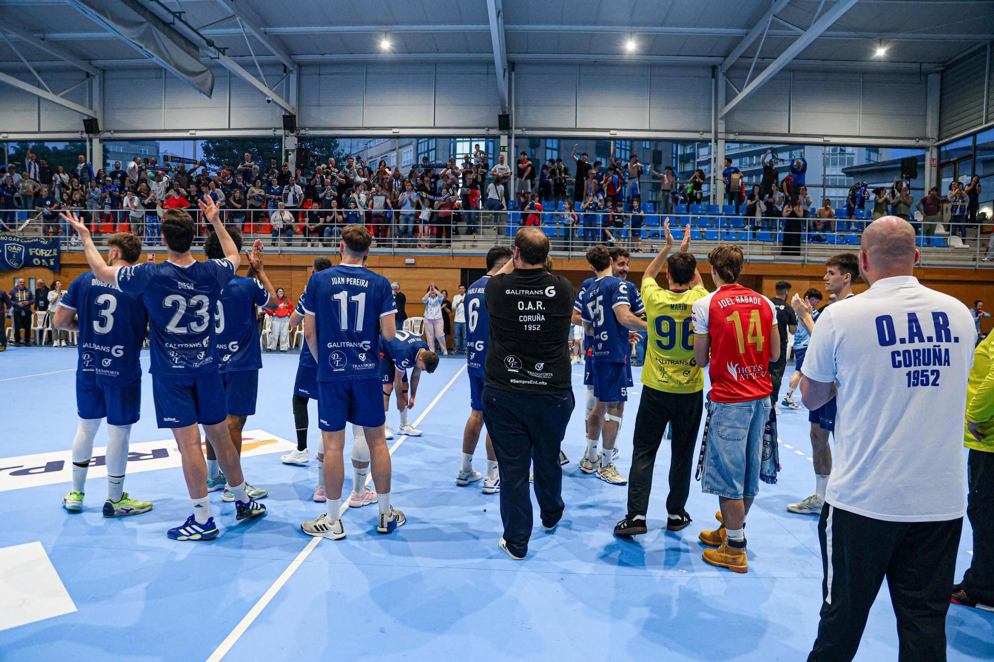 Fase de ascenso a la División de Honor Plata: OAR Attica 21 29 - 28 Sant Joan