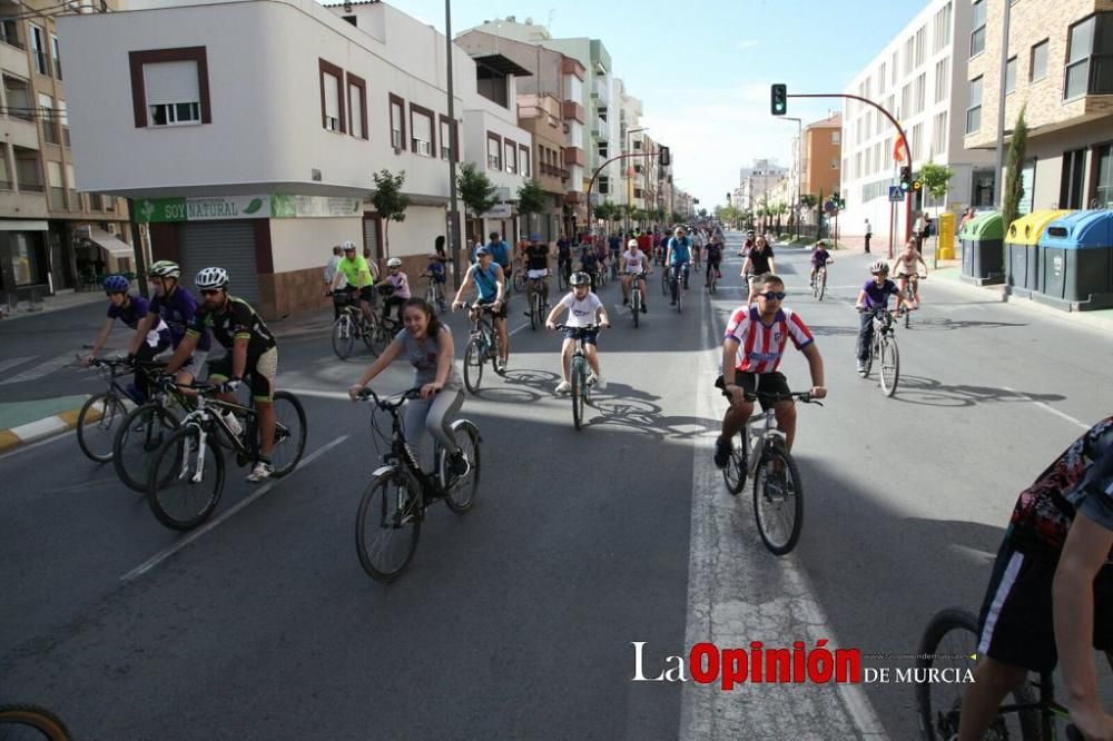 Ciclopaseo para clausular en Lorca los JDG