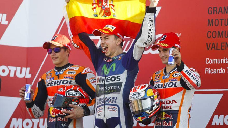 Jorge Lorenzo, campeón del mundo de MotoGP