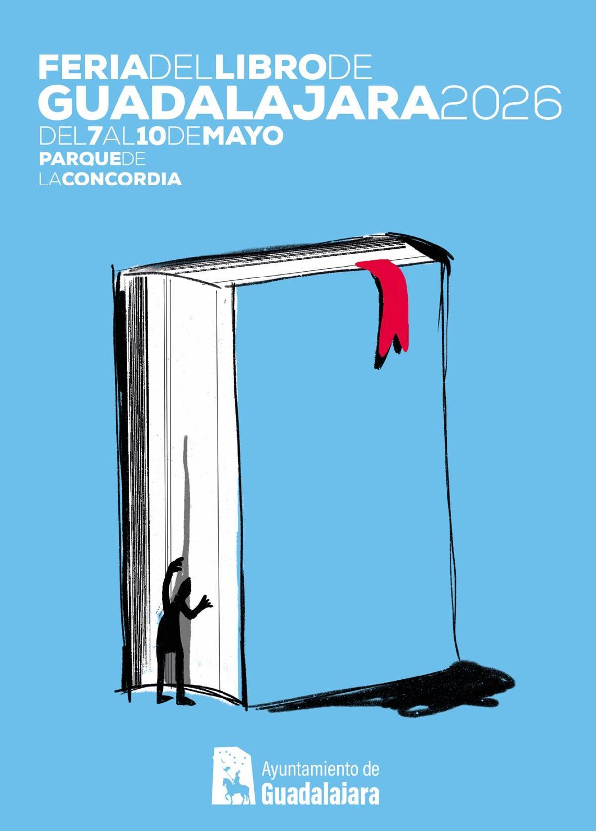 El cartel ganador del FIL de los diseñadores alicantinos con el predominio del relajante azul.