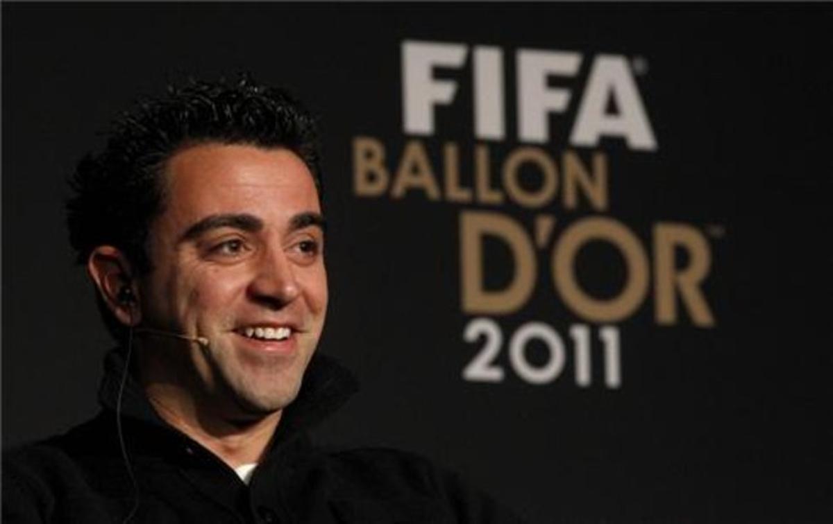 Xavi, abans de la cerimònia de la Pilota d’Or. Xavi, abans de la cerimònia de la Pilota d’Or.