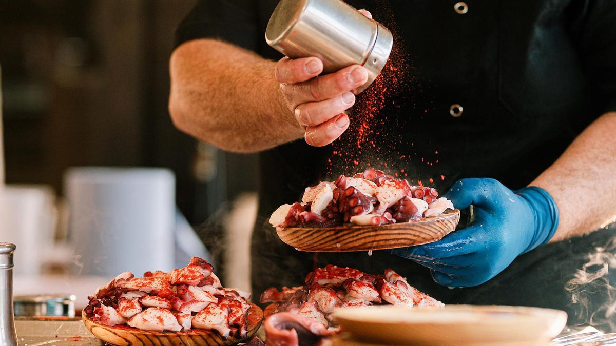 Una feria perfecta para amantes del pulpo.