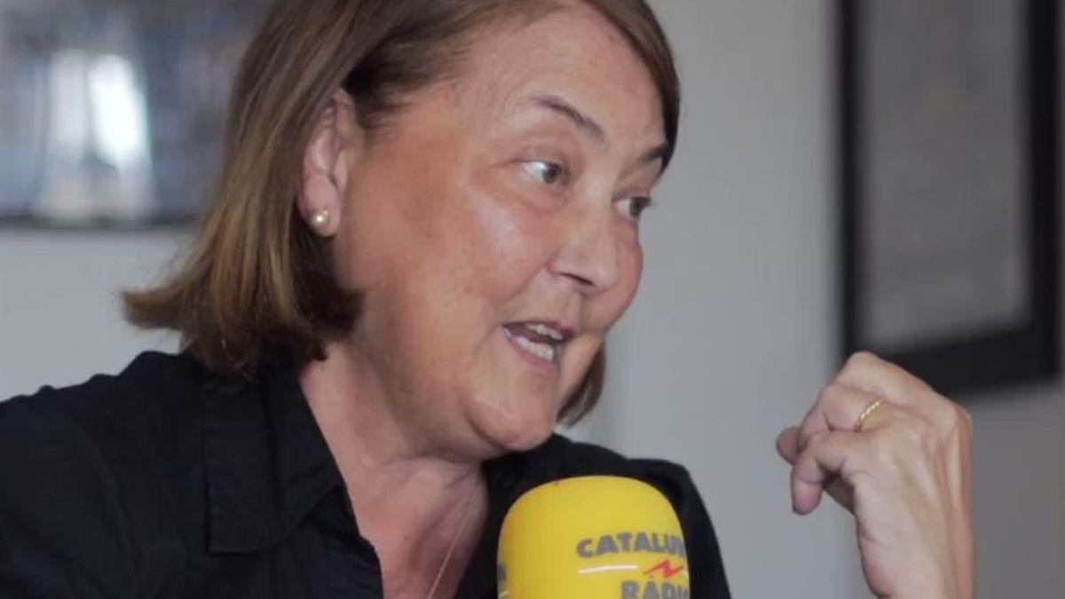 Fina Brunet, durante su entrevista con Catalunya Ràdio