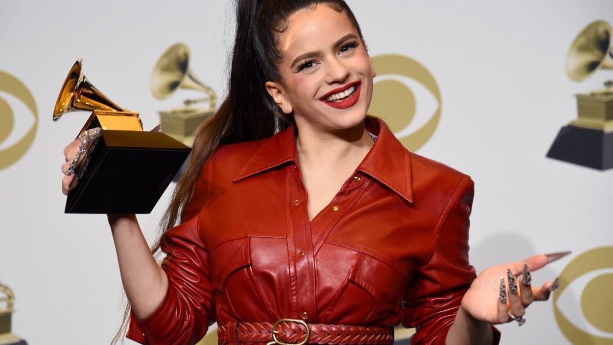 Rosalía en la entrega de los premios Grammy