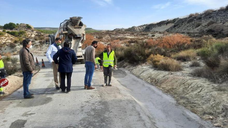 José Sandoval, durante su visita a las obras en Cieza | CARM