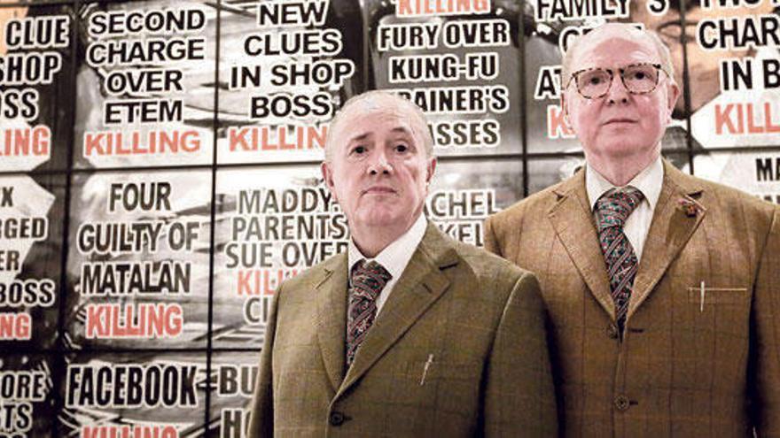 La pareja británica Gilbert &amp; George.