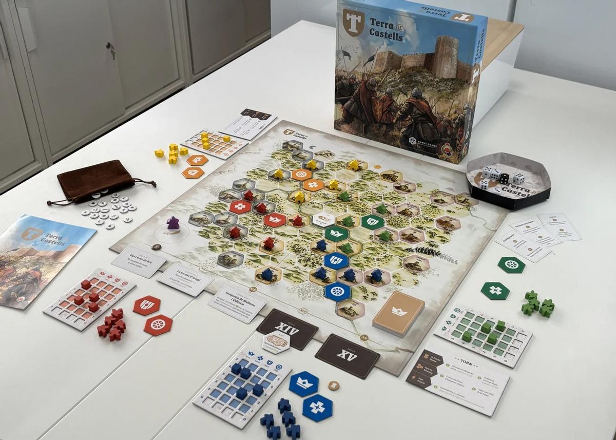 El taulell de "Terra de Castells" recrea l’Anoia medieval