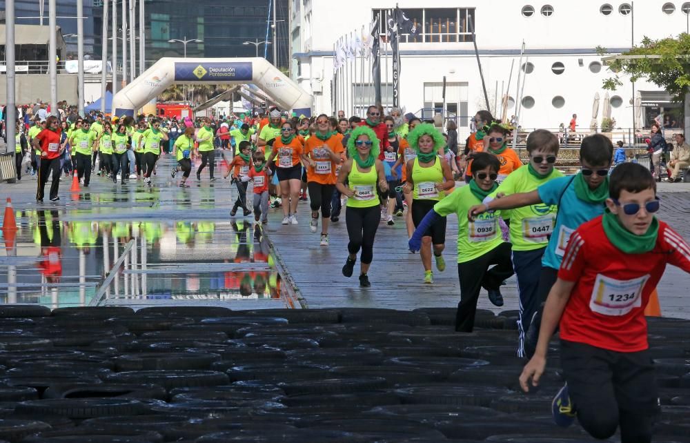 Alrededor de 1.500 personas personas participaron esta mañana en una carrera de obstáculos adaptada para corredores con discapacidad