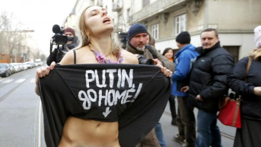 Femen, contra Putin