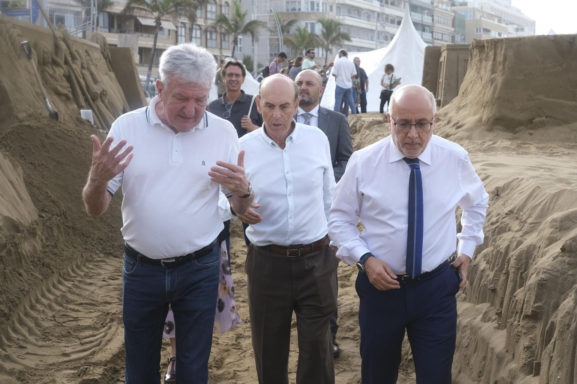 Inauguración del Belén de Arena 2024 en Las Palmas de Gran Canaria