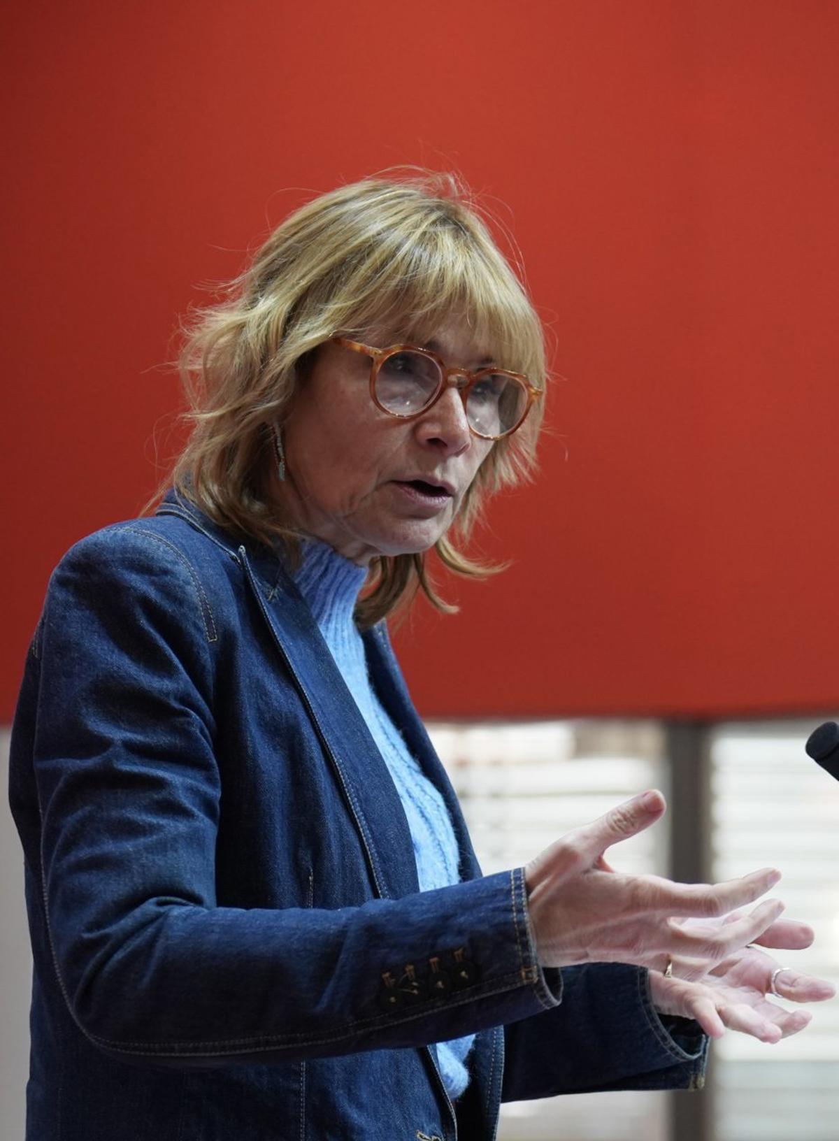La vice primera secretària i portaveu del PSC, Lluïsa Moret. | DAVID ZORRAKINO / EUROPA PRESS