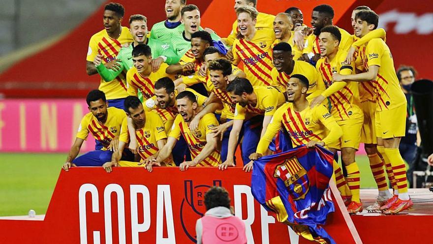 El Barça va guanyar dissabte passat la Copa del Rei.