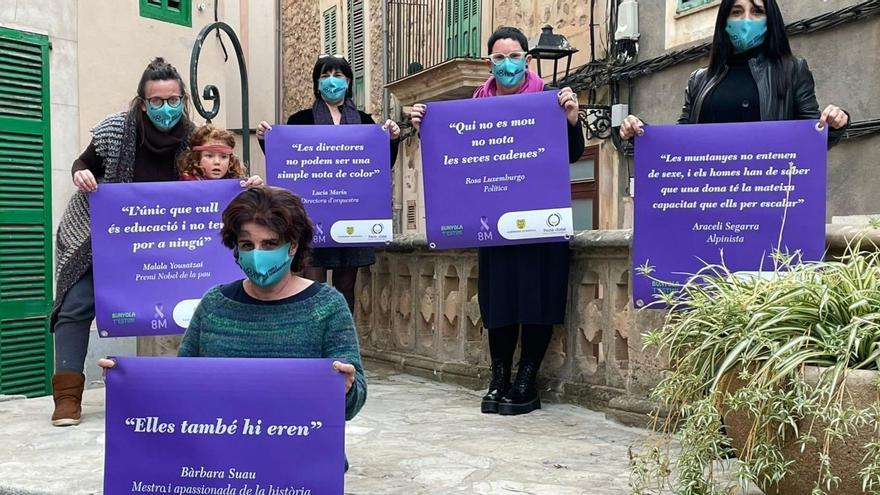 Las mujeres toman las calles en Bunyola