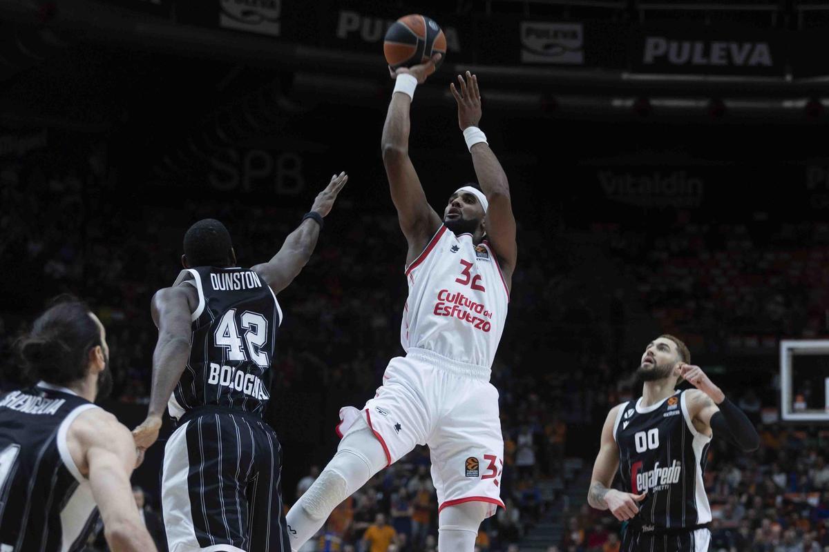 Partido Euroliga Valencia Basket- Virtus Bolonia