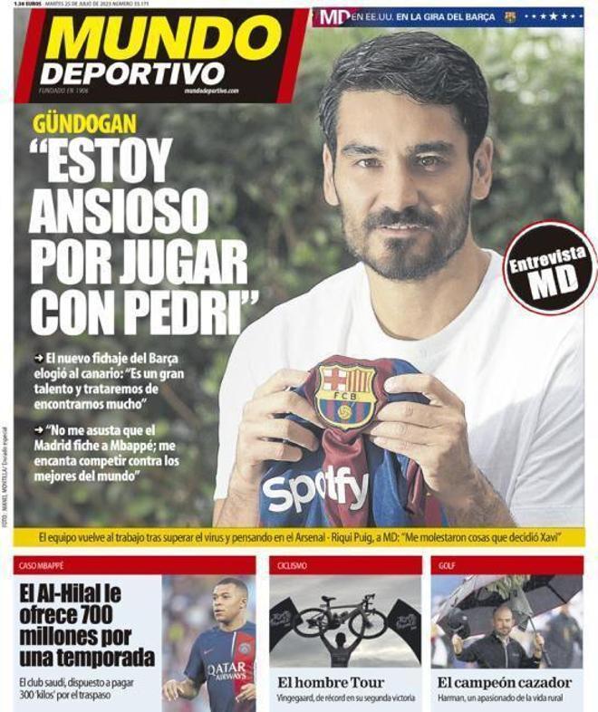 Estas son las portadas de la prensa deportiva de hoy