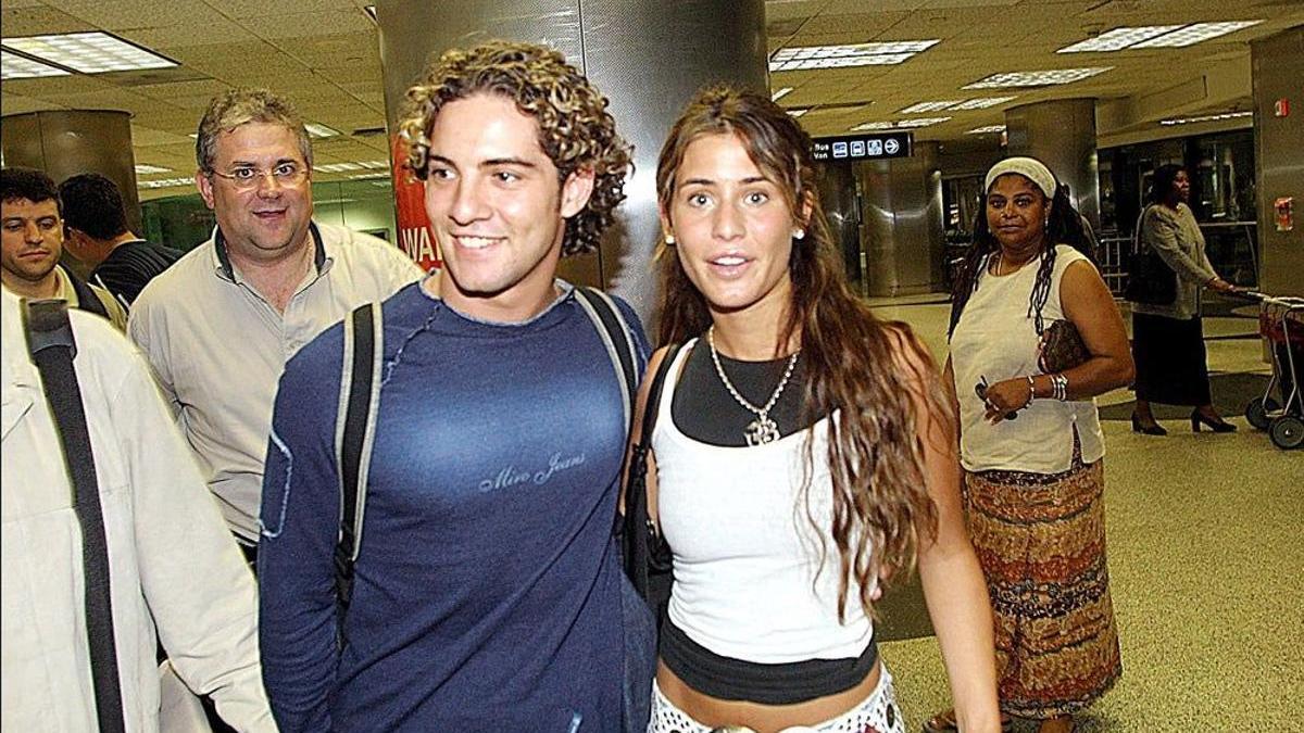 David Bisbal y Elena Tablada, durante su relación.