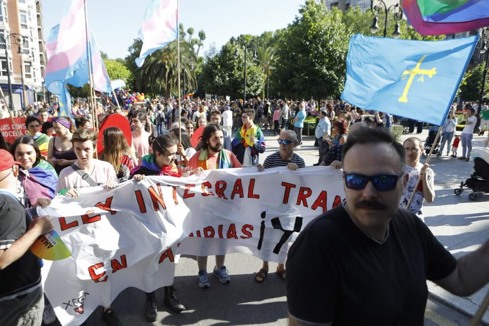 Desfile del "Orgullo del Norte", en Gijón