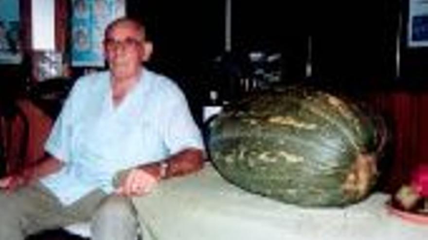 Un valentino logra una calabaza de 47 kilos