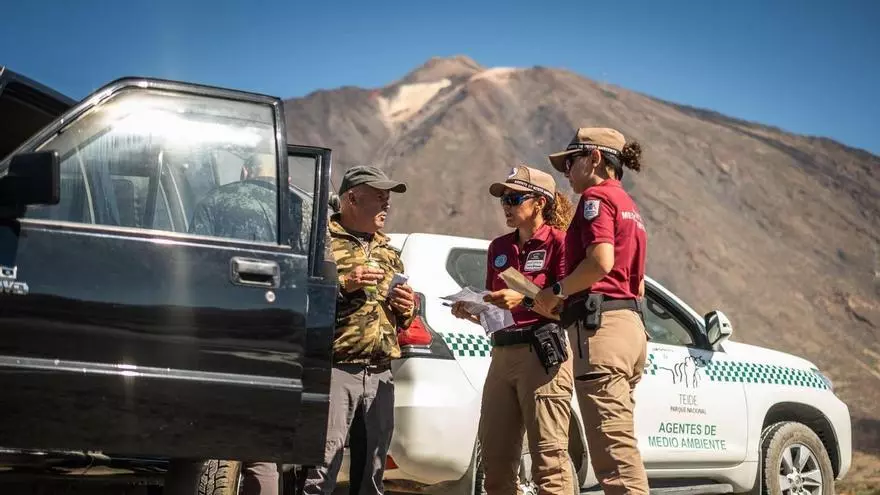 Así trabajan los nuevos equipos de vigilancia del Parque Nacional del Teide