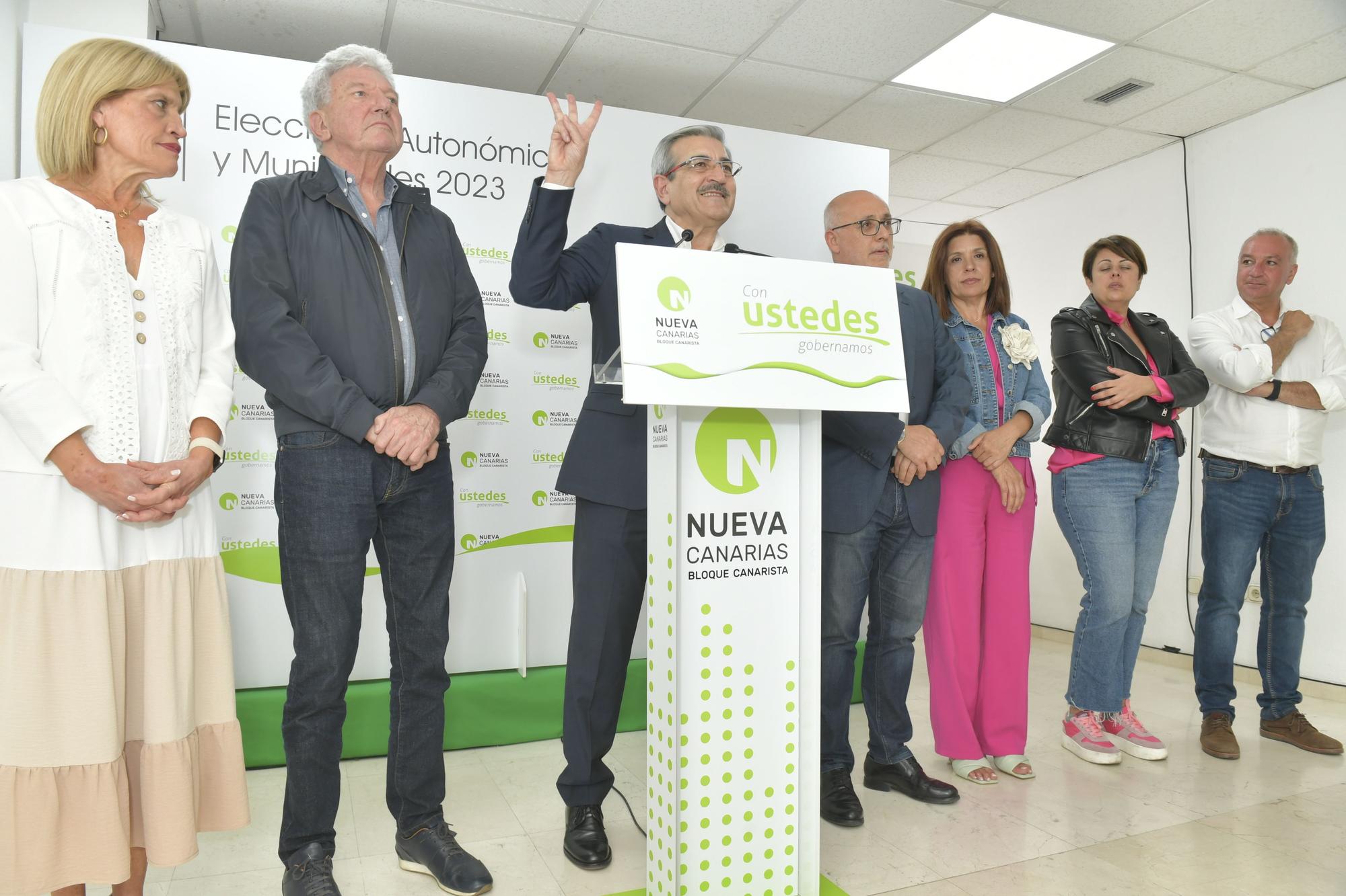 Noche electoral con Nueva Canarias