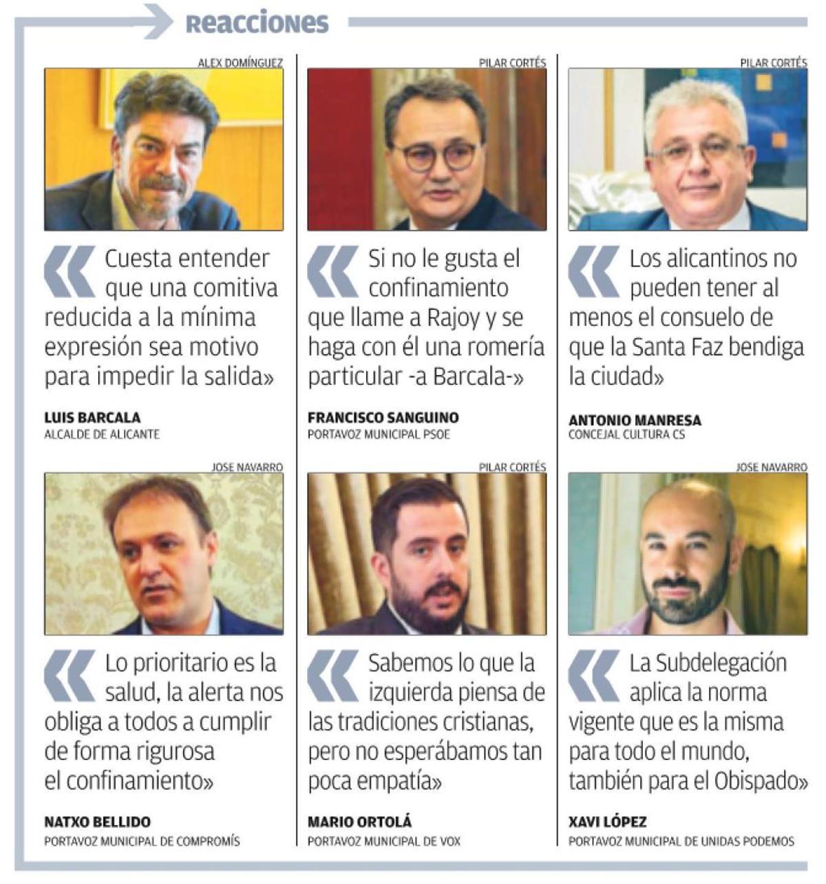 Coronavirus en Alicante: La Subdelegación del Gobierno deniega la salida extraordinaria de la Santa Faz