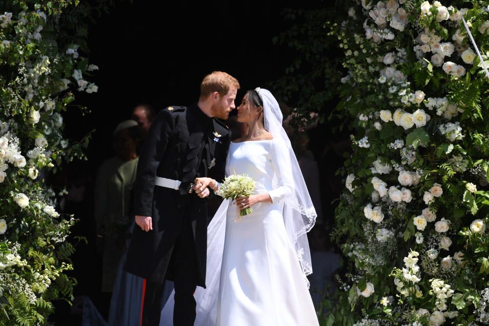 El príncipe Harry y Meghan Markle, marido y mujer