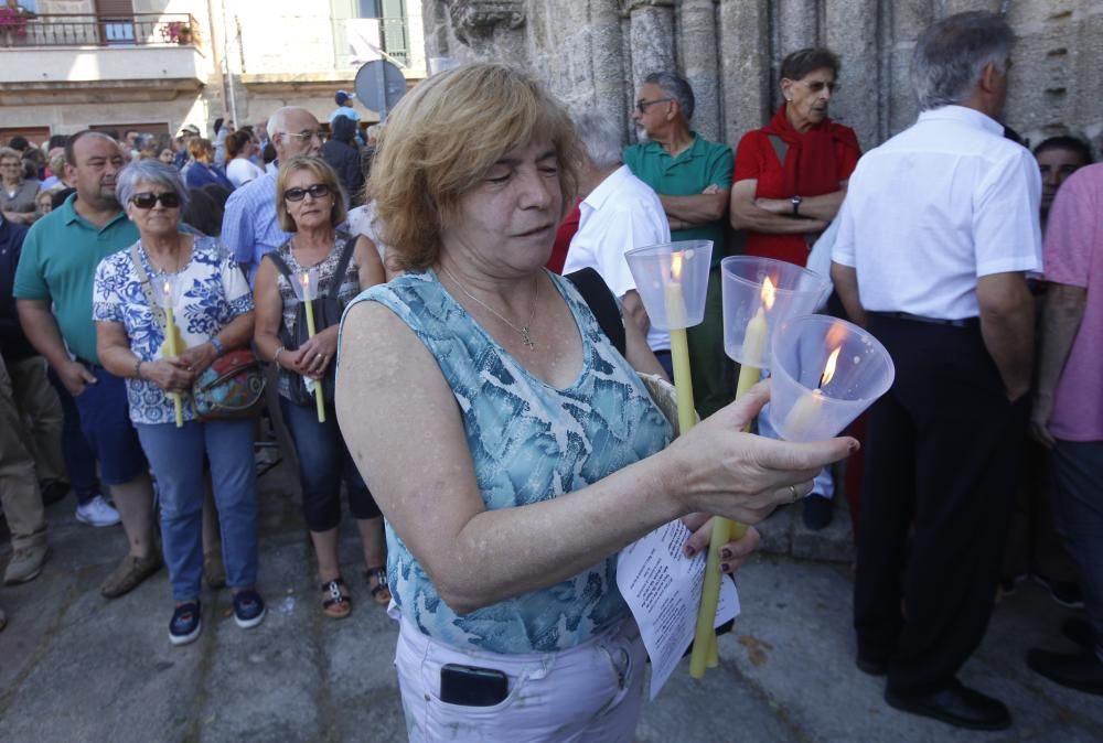 La nueva cita con el santuario de A Franqueira, en A Cañiza, unió ayer a miles de devotos.