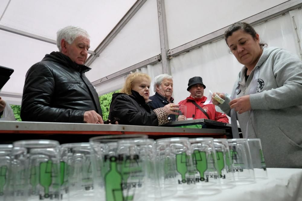 Pregón y apertura de pipas de sidra en La Folixa