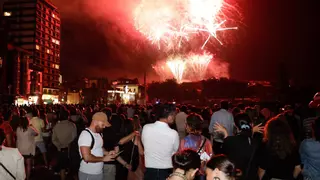 La Noche de los Fuegos de Gijón solo tendrá una zona de lanzamiento: esta es la razón