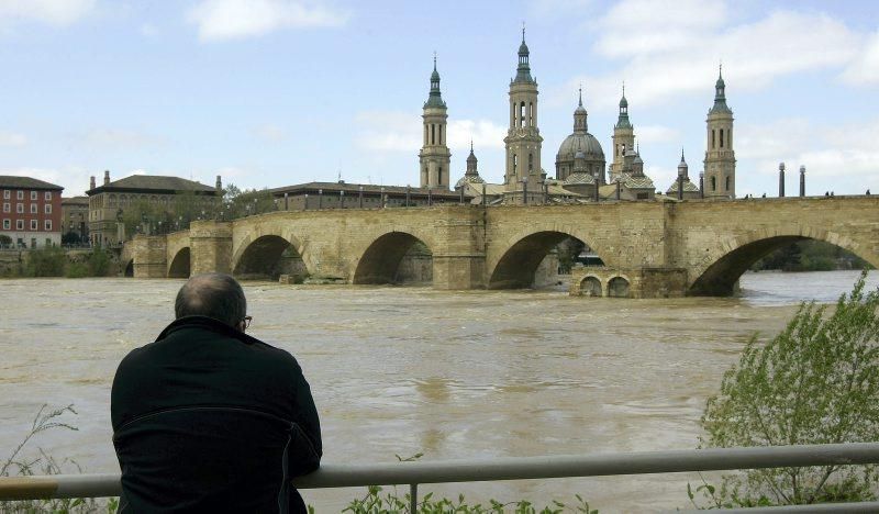 Crecida del Ebro en Zaragoza